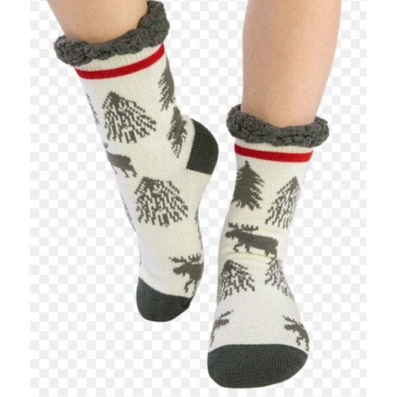 Lazy Ones Take A Hike Plush Socks One Size - Picture 1 of 6